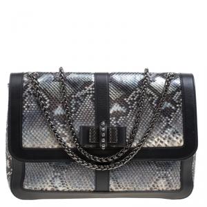 Christian Louboutin Metallic Python Sweet Charity Shoulder Bag