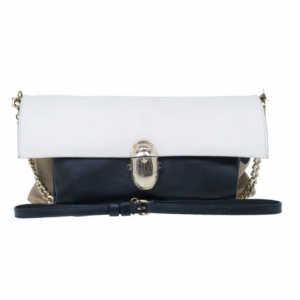 Christian Louboutin Khepira Tri-Color Clutch