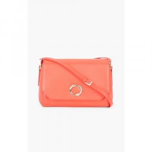 Class by Roberto Cavalli Orange Leather Doris Medium Shoulder Bag