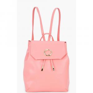 Class by Roberto Cavalli Pink Leather Doris Backpack