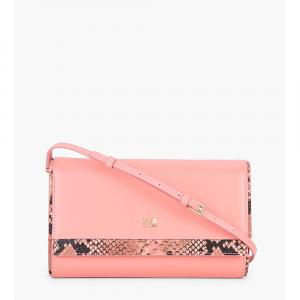 Class by Roberto Cavalli Pink Leather Lucille Clutch