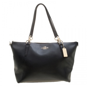 Coach Black Leather Ava Tote