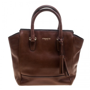 Coach Brown Leather Tote