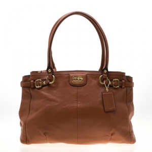 Coach Brown Leather Madison Kara Tote
