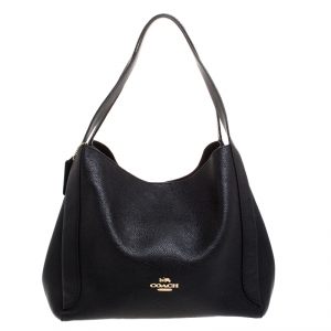 Coach Black Leather Hadley Hobo