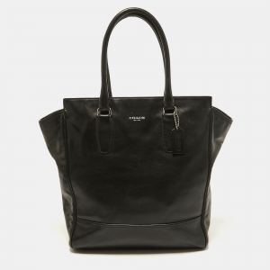 Coach Black Leather Tanner Tote
