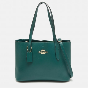 Coach Green Leather Avenue Tote