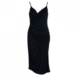 D and G Drape Detail Cocktail Dress M