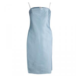 Pre Owned D&G Powder Blue Sleeveless Dress M