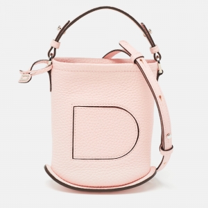 Delvaux Pink Leather Pin Toy Bag