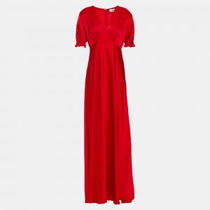 Pre Owned Diane Von Furstenberg Triacetate Gown 2