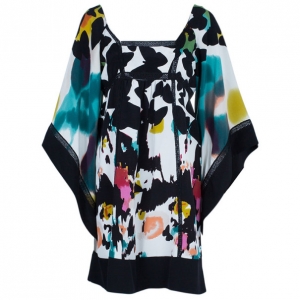 Pre Owned Diane Von Furstenberg Leena Babydoll Silk Dress S