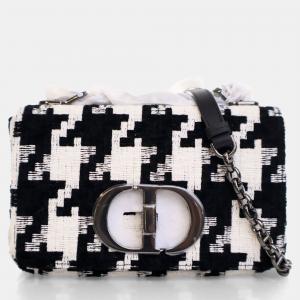 Pre Owned Dior Small Houndstooth Caro Bag
