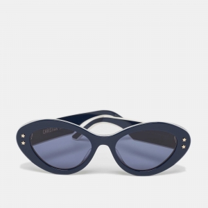 Dior Navy Blue/White DiorPacific B1U Cat Eye Sunglasses