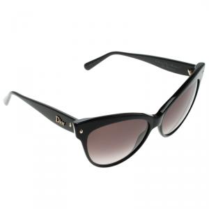 Christian Dior Mohotani Black/Brown Gradient 29AHA Collection "Les Maquisses" Cat Eye Sunglasses