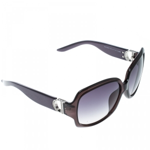 Dior Black Transparent/Black Gradient DIOREVENINGF Oversize Square Sunglasses