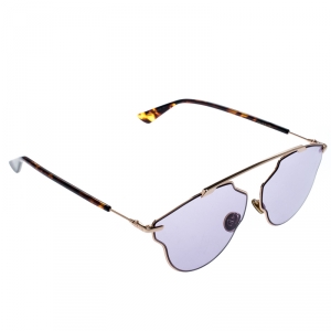 Dior Gold/Purple 06JU1 So Real Pop Round Sunglasses