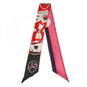Dior Multicolor ABCDior N Mitzah Silk Bandeau Scarf