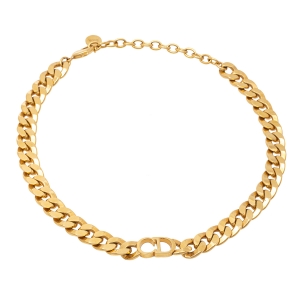 Pre Owned Dior Gold Tone Danseuse Étoile Choker Necklace