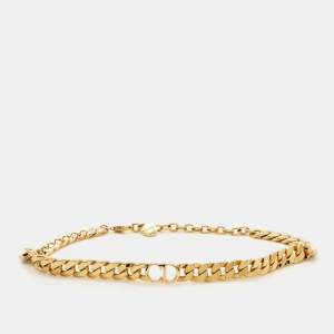 Dior Danseuse Étoile Gold Tone Choker Necklace