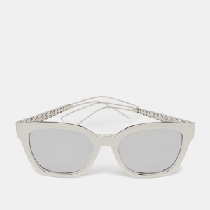 Dior Silver Mirrored Diorama Wayfarer Sunglasses