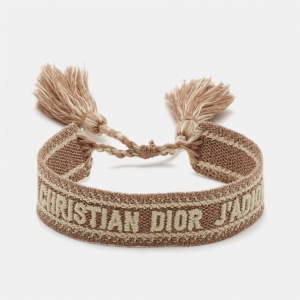 مملوكة مسبقًا Dior J'Adior Woven Fabric Bracelet