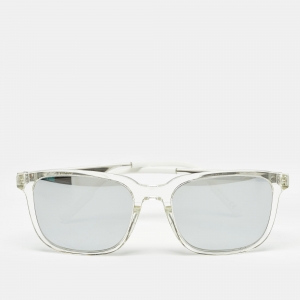 Dior Silver DiorTag SU Mirrored Rectangle Sunglasses