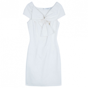 Dior White Off-Shoulder Dress M