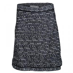 Dior Tricolor Textured Mini Skirt M