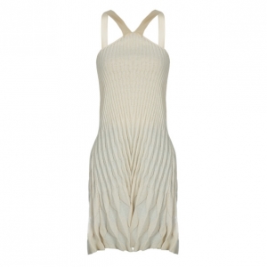 Dior Knit Strapless Dress M