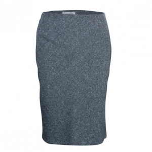 Dior Grey Wool Pencil Skirt M
