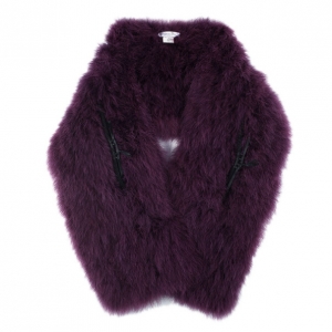 Christian Dior Purple Feather Stole