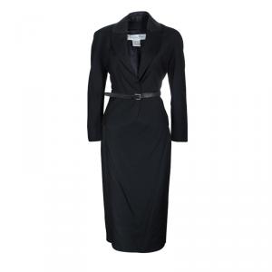 Dior Black Skirt Suit M