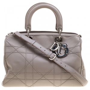 مملوكة مسبقًا حقيبة ديور غرينفيل بولوشون جلد مبطن كاناج وردية