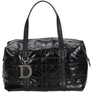 Dior Black PVC Cannage Everyday Bag