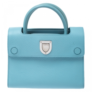 Dior Light Blue Leather Mini Diorever Bag