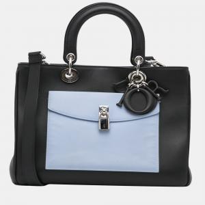 Pre Owned Dior Black Diorissimo Pocket Satchel