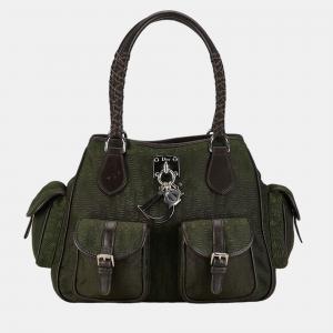 مملوكة مسبقًا Dior Bronze Canvas Diorrissimo Multi Pocket Handbag