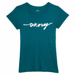 DKNY Turqoise T-shirt M