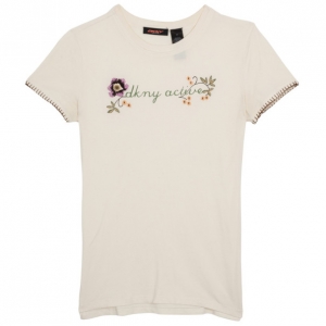 DKNY Active Women Ivory T-Shirt M