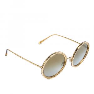 مملوكة مسبقًا Dolce & Gabbana Gold DG2211 Sunglasses