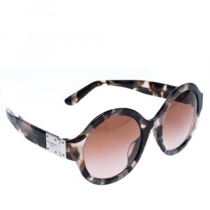 Pre Owned Dolce & Gabbana Pearl Grey Havana/Pink Gradient DG4331-F Sunglasses