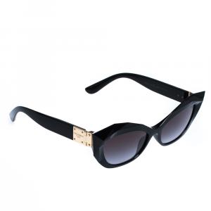 Pre Owned Dolce & Gabbana Black/Grey Gradient DG6123 Sunglasses