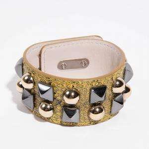 Dolce & Gabbana Yellow Studs Embellished Bracelet