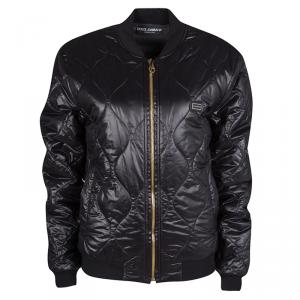 مملوكة مسبقًا جاكت دولتشي أند غابانا بومبر منفوخ أسود M