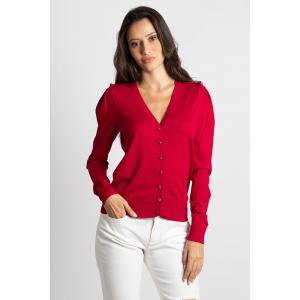 Dolce & Gabbana Red Knitted Cardigan S (IT 40)