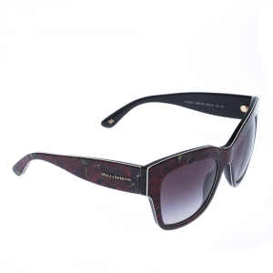 Pre Owned نظارة شمسية وايفاري دولتشي اند غابانا  DG 4231 متدرجة رصاصي / مورد