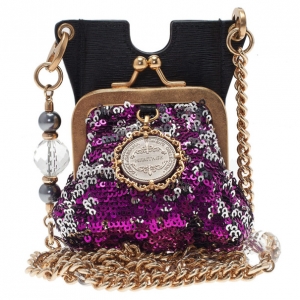Pre Owned Dolce and Gabbana Miss iPhone Case and Coin Purse