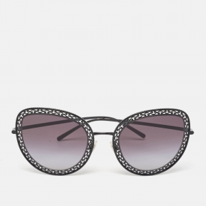 Dolce & Gabbana Black Gradient DG2226 Metal Frame Butterfly Sunglasses