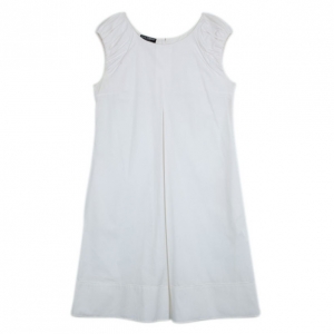 Pre Owned Dolce and Gabbana White Cotton Dress L